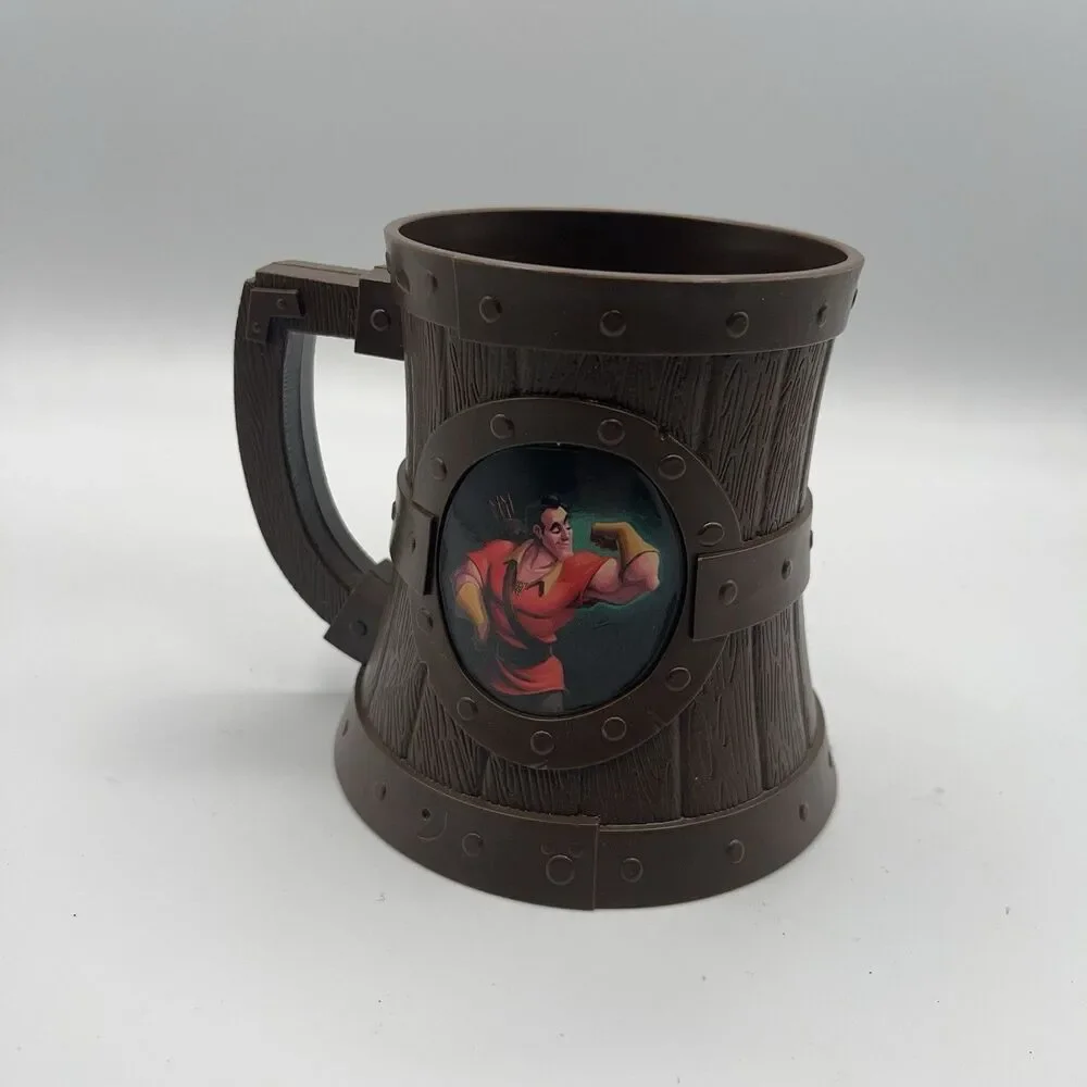 Disney Parks Beauty & The Beast Gaston's Tavern Mug Cup Stein Plastic Souvenir